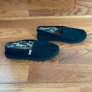 Toms Youth Black Shoes